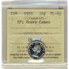 Image 1 : 1953 10¢ SF ICCS PL66 Heavy Cameo.