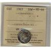 Image 1 : 1963 10¢ ICCS MS66.  Sublime rainbow colours.