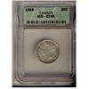 Image 1 : 1858 20¢ ICG EF45.  A clean issue with typical weak reverse.