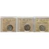 Image 1 : 1872H Obv 2, 1883H & 1910 ICCS VF30.  Lot of 3 coins all with problems.  Sold as is, No returns.