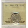 Image 1 : 1908 25¢ ICCS MS62.  Popular date.