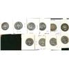 Image 1 : 1953 25¢ SF(3), NSF(5), 1957 & 1959.  Lot of 10 BU coins.  Should be viewed.