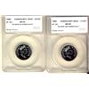 Image 1 : 1999 25¢ November/September Mule SEGS MS64.  Lot of 2 coins.  Pittman example.