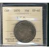 Image 1 : 1870 50¢ ICCS EF40.