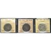 Image 1 : 1903H 50¢, 1910 VL & 1919 ICCS VF20.  Lot of 3 coins.
