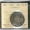 Image 1 : 1905 50¢ ICCS VF20.  Key date example.