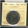 Image 1 : 1932 50¢ ICCS EF40.  Medium tone.  A better date.