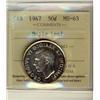 Image 1 : 1947 50¢ ML ICCS MS63.