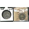 Image 1 : 1948 50¢ Fine & 1953 LgDt ICCS MS62.  Lot of 2 coins only the 1953 is certified.