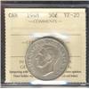 Image 1 : 1948 50¢ ICCS VF20.