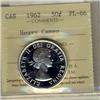 Image 1 : 1962 50¢ ICCS PL66 Heavy Cam.