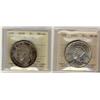 Image 1 : 1935 $1 MS65 & 1939 MS64.  Lot of 2 coins all ICCS graded.