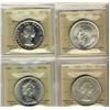 Image 1 : 1937 $1, 1953 NSF Cameo, 1962 & 1967 ICCS MS64.  Lot of 4 coins.