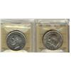 Image 1 : 1938 & 1951 Arnp $1 ICCS AU55.  Lot of 2 coins.