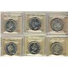 Image 1 : 1939 $1, 1950, 1957(2), 1958 & 1967 ICCS MS64.  Lot of 6 coins.