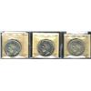 Image 1 : 1950 $1, regular, SWL & Arnp all ICCS MS64.  Lot of 3 coins.