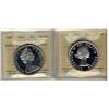 Image 1 : 1963 $1 PL66 & 1965 SmBds Blt 5 PL65.  Lot of 2 ICCS Heavy Cameo graded coins