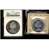 Image 1 : 1964 ICCS PL65 & 1965 T2 $1 MS67/PL ANACS.  Lot of 2 PL coins.