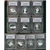 Image 1 : Proof Silver Commem Dollars.  Lot includes, 1981, 1982, 1983, 1984, 1986, 1988, 1990, 1992, 1993 & 1