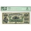 Image 1 : The Commercial Bank of Newfoundland 1888 $5 #00825, PCGS F15. Nice example with a few light stains w