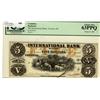 Image 1 : The International Bank of Canada 1858 $5 10908 CH-380-10-04-08 PCGS UNC63PPQ
