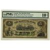 Image 1 : The Maritime Bank 1881 $5 17724 CH-425-12-02 PMG VG10