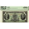 Image 1 : The Royal Bank of Canada 1933 $5 CH-630-16-04 S/N 104880 PCGS UNC63PPQ.  Rare issue in this choice c