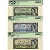 Image 1 : 1954 $1 BC-29b, $5 BC-31b, $20 BC-33b all PCGS UNC64PPQ