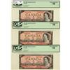 Image 1 : 1954 $2 BC-38bT S/R, $2 BC-38cT S/R, $2 BC-38dT S/R, lot of 3 TEST notes,  all PCGS AU58