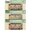 Image 1 : 1971 $10 BC-49aA *D/A, BC-49aA *D/B, BC-49dA EDX lot of 3 notes all PCGS AU58