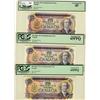 Image 1 : 1971 $10 BC-49cA *D/Y $10 BC-49dA EDX, $10 BC-49bA *D/K  lot of 3 notes all PCGS EF45