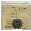 Image 1 : 1926 5¢ Near ICCS MS63.