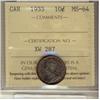 Image 1 : 1933 10¢ ICCS MS64.