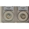 Image 1 : 1948 25¢ PCGS MS64.  Lot of 2 coins.