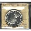 Image 1 : 1954 $1 ICCS PL65 Heavy Cameo.