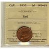 Image 1 : 1952 1¢ ICCS MS65RD.