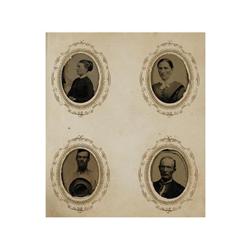 6 Fotógrafo desconocido (XIX)Álbum de retratos compuesto por 48 ferrotipos, 1870-1880.Ferrotipos, im