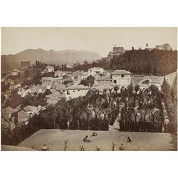 18 Charles Clifford (1918-1863)La Alhambra, vista desde la Alameda, 1858-1862.Papel albuminado, imag
