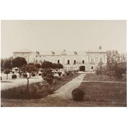 30 Louis de Clercq (1836-1901)Aranjuez, casa del Labrador, 1860.Papel albuminado, imagen 20 x 28 cm,