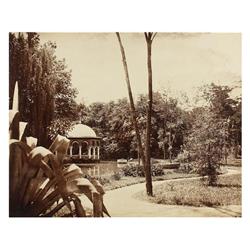 38 Robert Peters Napper (1819-1863)Sevilla, Jardines de SAR el duque de Montpensier, 1860-1863.Papel