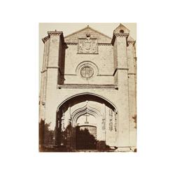 53 J. Laurent (1816-1886)2 fotografías: 1 vista de Avila, Iglesia de Santo Tomás, 1 reproducción de