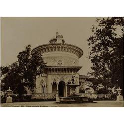 57 J. Laurent y Cia (XIX)Monserrate, Portugal, Entrée principale du château, 1860-1872.Papel albumin