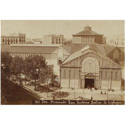 69 Antonio Esplugas y otro (XIX)4 fotografías de Barcelona, 1880-1890.Papeles albuminados y una gela