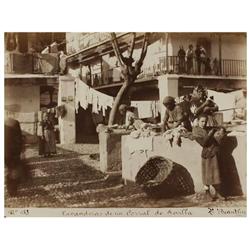 86 Emilio Beauchy (1847-1928)Nº 183 Lavandera de un corral de Sevilla, 1880-1900.Papel albuminado, i