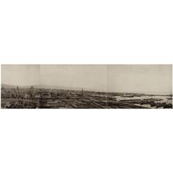 87 Fotógrafo desconocido (XX)Vista general del Puerto de Barcelona, 1890-1900.Gelatina de plata, 15