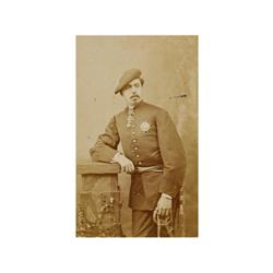 99 Le Jeune y otros (XIX)4 retratos de Carlos de Borbón, 1872.Papeles albuminados, datos del fotógra
