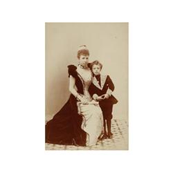 100 Fernando Debas, Valentin (XIX)3 retratos de la familia real española, 1880-1890.Papeles albumina
