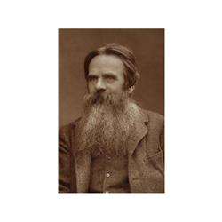 104 Fotógrafo desconocido (XIX)Retrato del pintor Holman Hunt, 1890-1900.Carbón,16,5 x 10,5 cm, tira