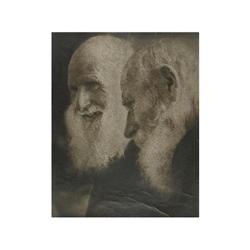 135 Miguel Goicoechea (1894-1983)Dos hermanos, 1920-1930.24,5 x 20 cm, montada en un soporte de 39 x