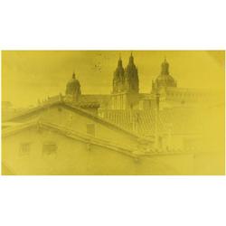 143 José Alemany (1895-1951)Salamanca, 1920-1930.Gelatina de plata virada, 11,5 x 20,5 cm, manuscrit